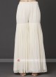 Off White Sharara Suit With Dupatta